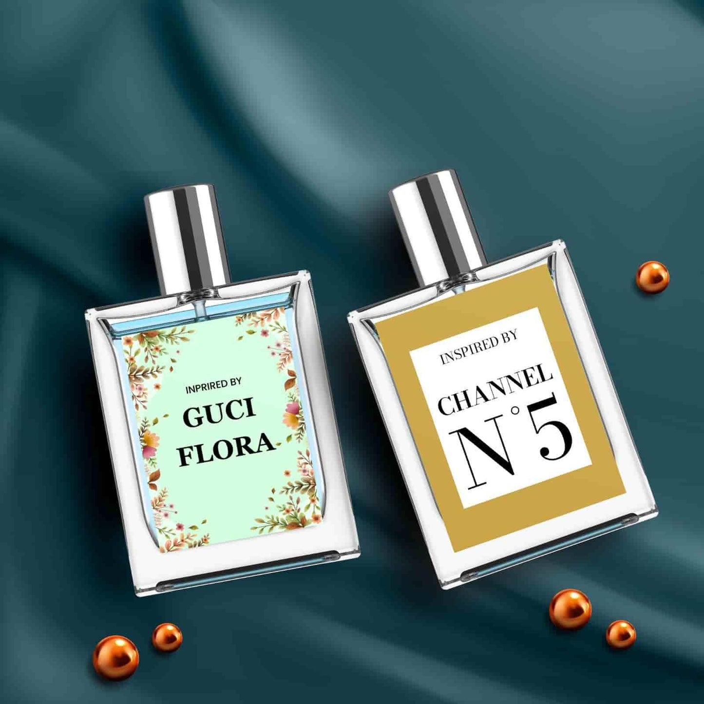 Inspired By Gucci Flora & Chanel N°5 Eau De Parfum Pack of 2