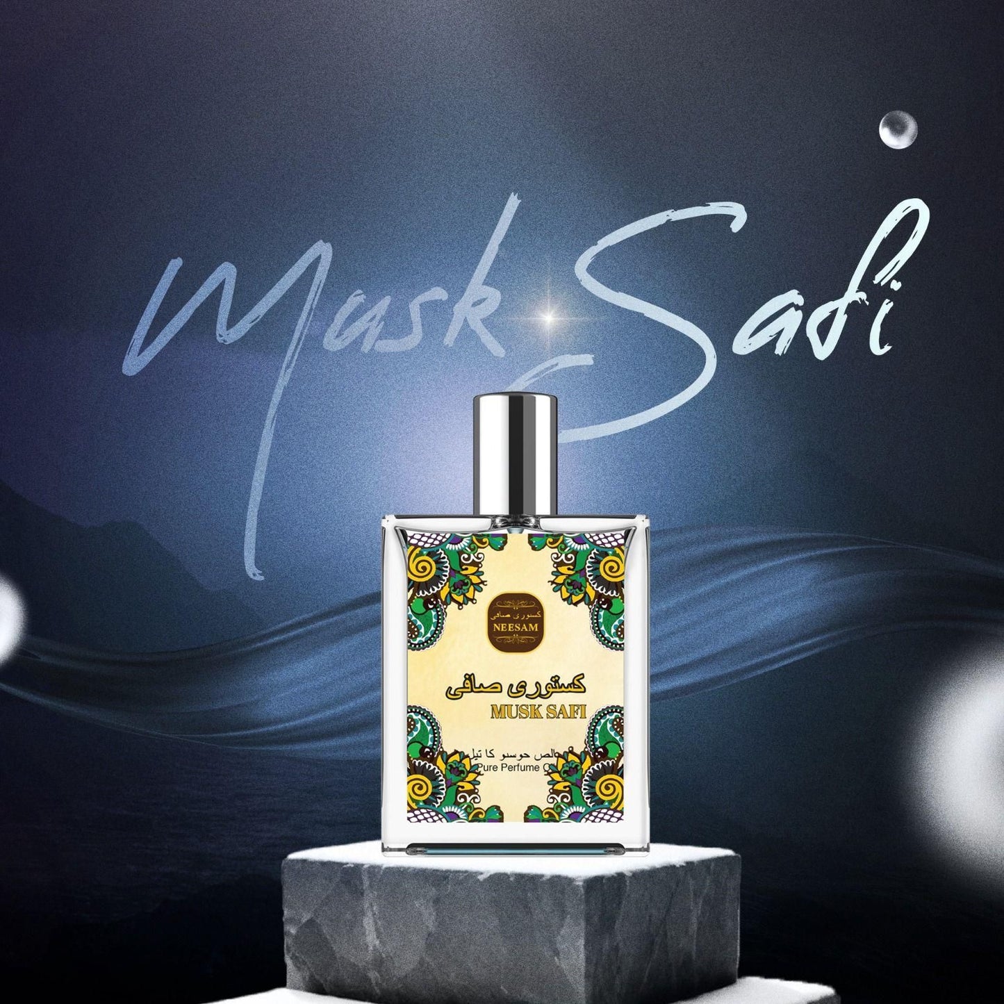 Musk Safi Pure Perfume Oil – 50ml (Pack of 2) – Timeless Luxury & Long-Lasting Fragrance!