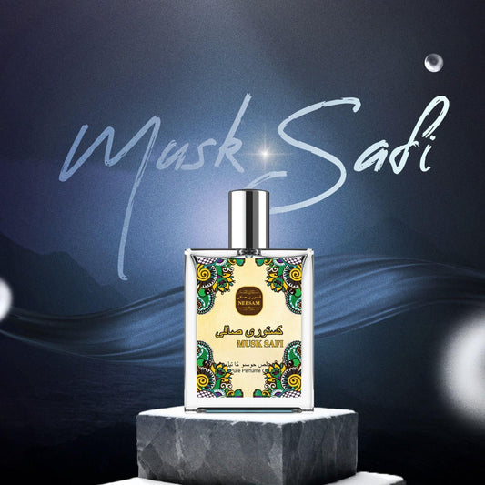 Musk Safi Pure Perfume Oil – 50ml (Pack of 2) – Timeless Luxury & Long-Lasting Fragrance!