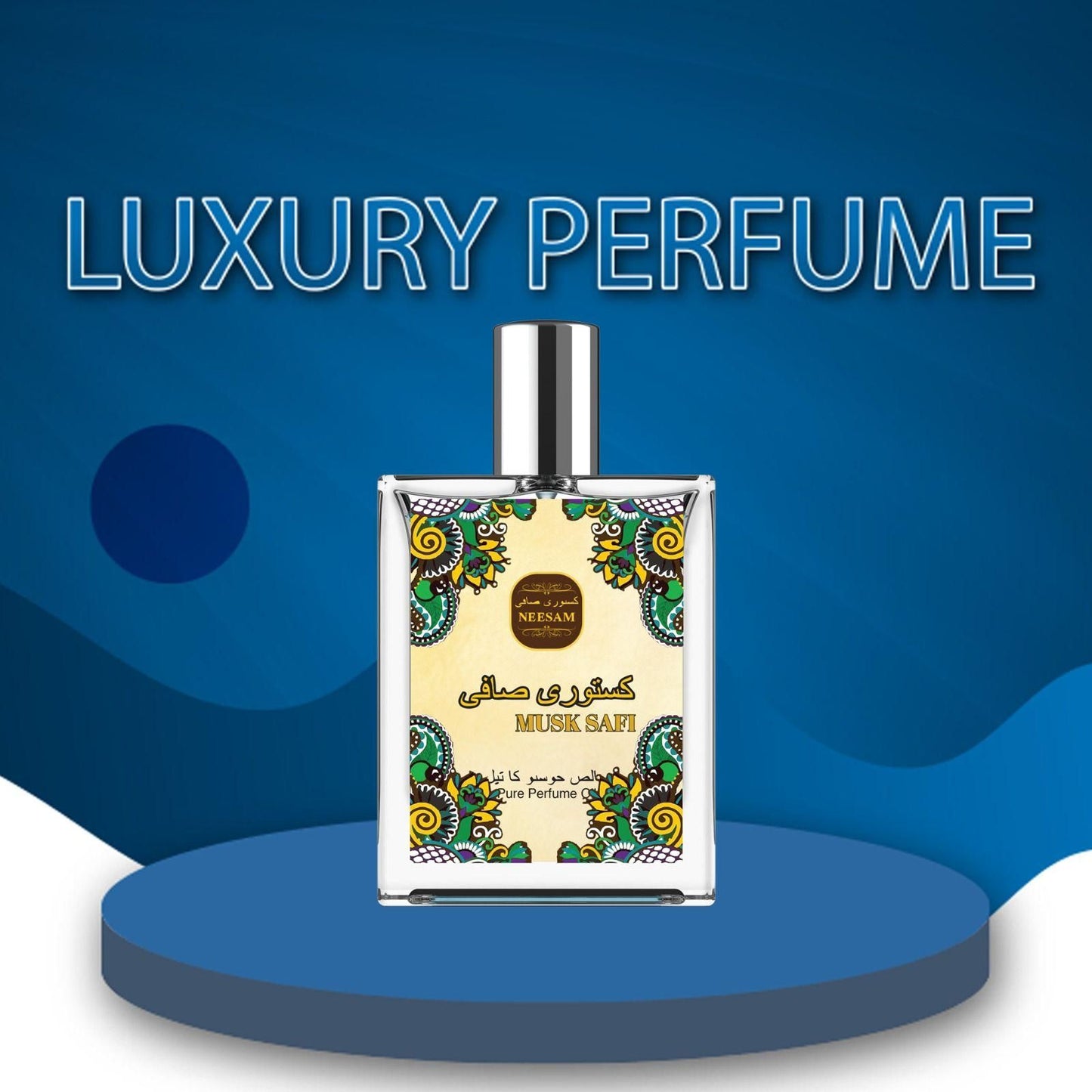 Musk Safi Pure Perfume Oil – 50ml (Pack of 2) – Timeless Luxury & Long-Lasting Fragrance!