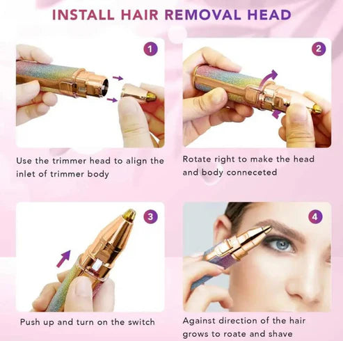 2 in 1 Electric Hair Remover – the ultimate solution for effortless grooming! 🌟