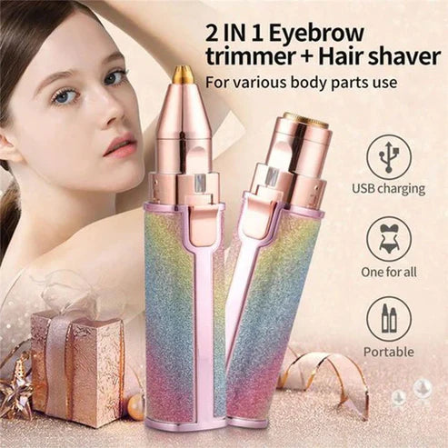 2 in 1 Electric Hair Remover – the ultimate solution for effortless grooming! 🌟
